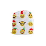 Xmas Emoji Happy Faces Drawstring Pouch (Medium)