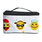 Xmas Emoji Happy Faces Cosmetic Storage Case