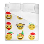 Xmas Emoji Happy Faces Duvet Cover (Full/ Double Size)