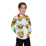 Xmas Emoji Happy Faces Wind Breaker (Kids)