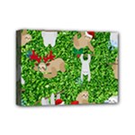 xmas sloth  Mini Canvas 7  x 5  (Stretched)