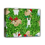 xmas sloth  Deluxe Canvas 14  x 11  (Stretched)