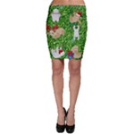 xmas sloth  Bodycon Skirt