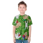 xmas sloth  Kids  Cotton Tee