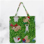 xmas sloth  Grocery Tote Bag