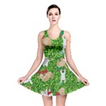 xmas sloth  Reversible Skater Dress