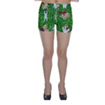 xmas sloth  Skinny Shorts