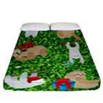 xmas sloth  Fitted Sheet (California King Size)