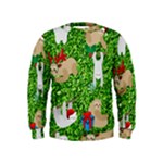 xmas sloth  Kids  Sweatshirt