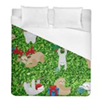 xmas sloth  Duvet Cover (Full/ Double Size)