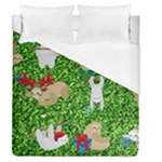 xmas sloth  Duvet Cover (Queen Size)