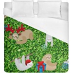 xmas sloth  Duvet Cover (King Size)