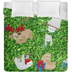 xmas sloth  Duvet Cover Double Side (King Size)