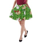 xmas sloth  A-Line Pocket Skirt