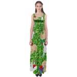 xmas sloth  Empire Waist Maxi Dress