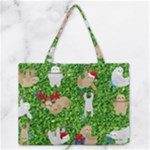 xmas sloth  Medium Zipper Tote Bag