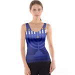 blue happy hannukah Tank Top