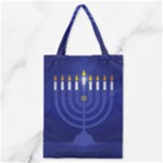 blue happy hannukah Classic Tote Bag