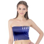 blue happy hannukah Tube Top