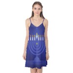 blue happy hannukah Camis Nightgown 