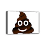 Funny Poop Emoji Mini Canvas 6  x 4  (Stretched)