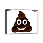 Funny Poop Emoji Mini Canvas 7  x 5  (Stretched)