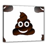 Funny Poop Emoji Canvas 24  x 20  (Stretched)