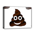 Funny Poop Emoji Deluxe Canvas 16  x 12  (Stretched) 