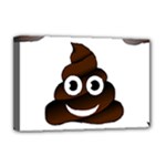 Funny Poop Emoji Deluxe Canvas 18  x 12  (Stretched)