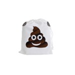 Funny Poop Emoji Drawstring Pouch (Small)