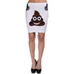 Funny Poop Emoji Bodycon Skirt