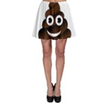 Funny Poop Emoji Skater Skirt