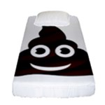 Funny Poop Emoji Fitted Sheet (Single Size)