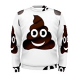 Funny Poop Emoji Men s Sweatshirt