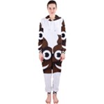 Funny Poop Emoji Hooded Jumpsuit (Ladies)