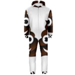 Funny Poop Emoji Hooded Jumpsuit (Men)