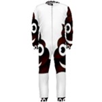 Funny Poop Emoji OnePiece Jumpsuit (Men)