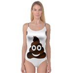 Funny Poop Emoji Camisole Leotard 