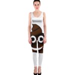 Funny Poop Emoji OnePiece Catsuit