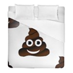 Funny Poop Emoji Duvet Cover (Full/ Double Size)