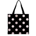 Zipper Grocery Tote Bag 