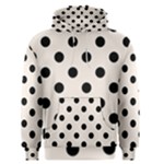 Polka Dots - Black on Linen Men s Pullover Hoodie