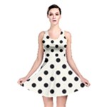 Polka Dots - Black on Ivory Reversible Skater Dress