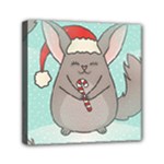 Christmas Chinchilla Mini Canvas 6  x 6  (Stretched)