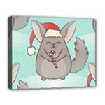 Christmas Chinchilla Deluxe Canvas 20  x 16  (Stretched)