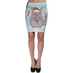 Christmas Chinchilla Bodycon Skirt