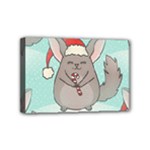 Christmas Chinchilla Mini Canvas 6  x 4  (Stretched)