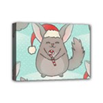 Christmas Chinchilla Mini Canvas 7  x 5  (Stretched)