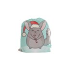 Christmas Chinchilla Drawstring Pouch (Small)