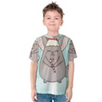 Christmas Chinchilla Kids  Cotton Tee